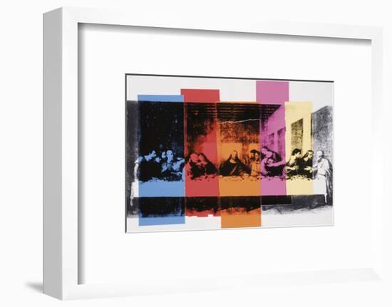 Detail of the Last Supper, c.1986-Andy Warhol-Framed Art Print