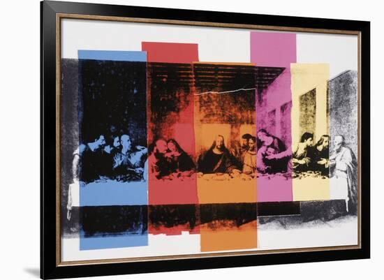 Detail of the Last Supper, c.1986-Andy Warhol-Framed Giclee Print