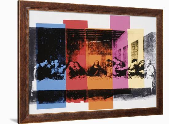 Detail of the Last Supper, c.1986-Andy Warhol-Framed Giclee Print