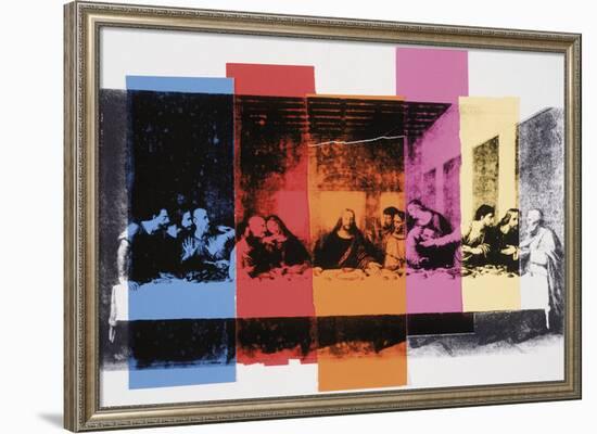 Detail of the Last Supper, c.1986-Andy Warhol-Framed Giclee Print