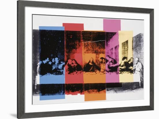 Detail of the Last Supper, c.1986-Andy Warhol-Framed Giclee Print