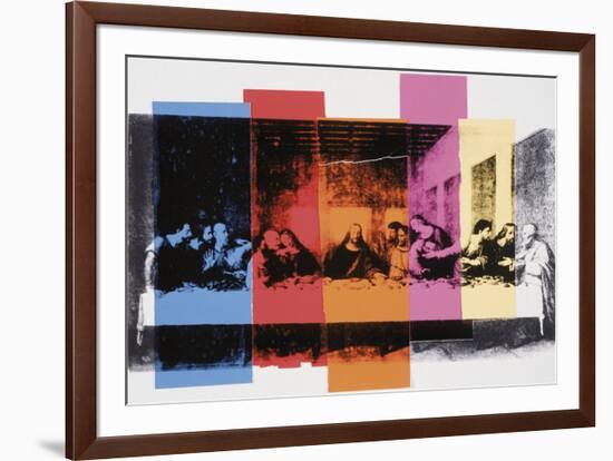 Detail of the Last Supper, c.1986-Andy Warhol-Framed Giclee Print