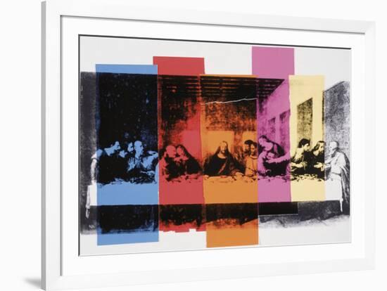 Detail of the Last Supper, c.1986-Andy Warhol-Framed Giclee Print