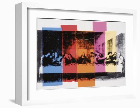 Detail of the Last Supper, c.1986-Andy Warhol-Framed Giclee Print