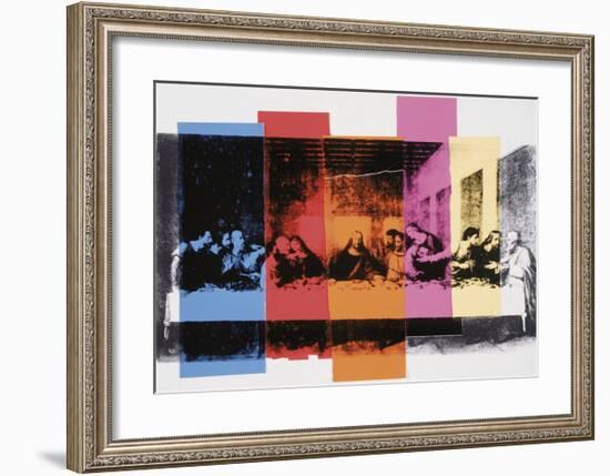 Detail of the Last Supper, c.1986-Andy Warhol-Framed Giclee Print