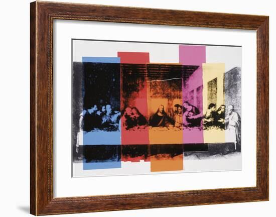 Detail of the Last Supper, c.1986-Andy Warhol-Framed Giclee Print