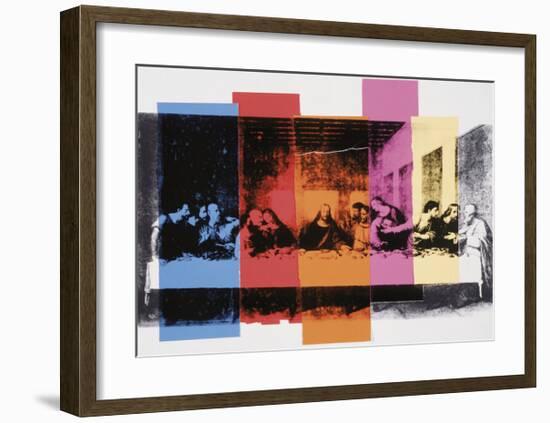 Detail of the Last Supper, c.1986-Andy Warhol-Framed Giclee Print