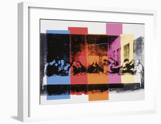 Detail of the Last Supper, c.1986-Andy Warhol-Framed Giclee Print