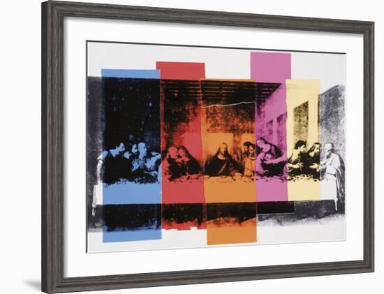 Detail of the Last Supper, c.1986-Andy Warhol-Framed Giclee Print