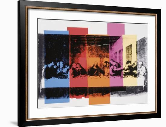 Detail of the Last Supper, c.1986-Andy Warhol-Framed Giclee Print