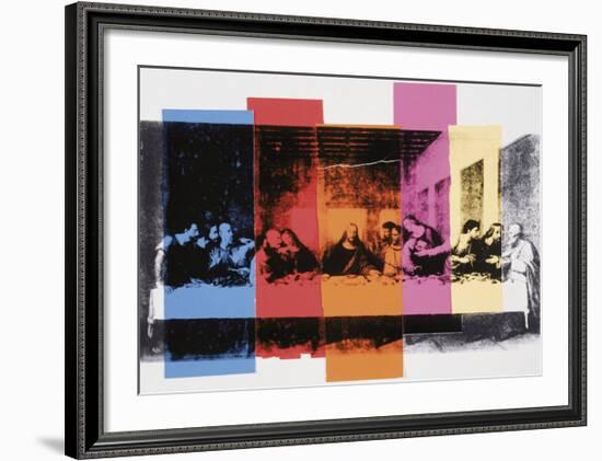 Detail of the Last Supper, c.1986-Andy Warhol-Framed Giclee Print