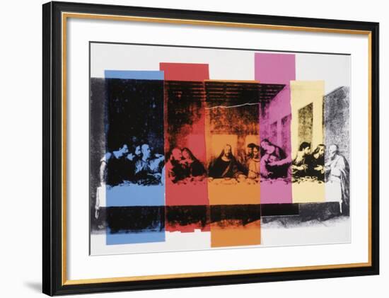 Detail of the Last Supper, c.1986-Andy Warhol-Framed Giclee Print