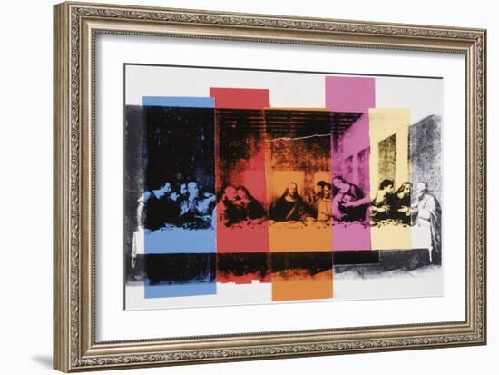 Detail of the Last Supper, c.1986-Andy Warhol-Framed Art Print