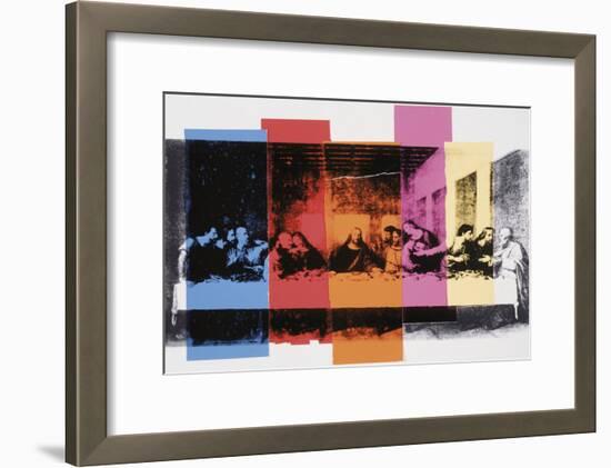 Detail of the Last Supper, c.1986-Andy Warhol-Framed Art Print