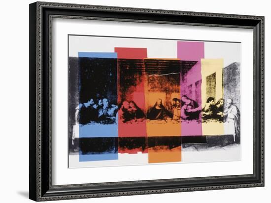 Detail of the Last Supper, c.1986-Andy Warhol-Framed Art Print