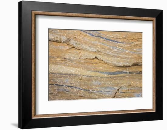 Detail of the Marble Canyon Walls Lined Marble Canyon in Death Valley National Park-Mallorie Ostrowitz-Framed Photographic Print