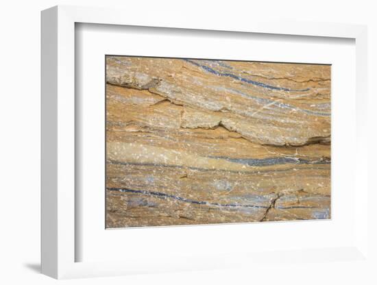 Detail of the Marble Canyon Walls Lined Marble Canyon in Death Valley National Park-Mallorie Ostrowitz-Framed Photographic Print