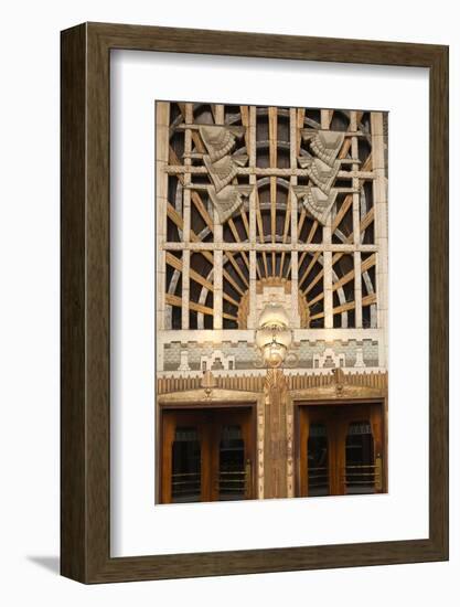 Detail of the Marine Building, Vancouver, British Columbia, Canada-Walter Bibikow-Framed Photographic Print