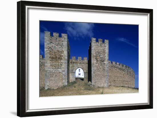 Detail of the Masonry of Arraiolos Castle, 16th Century, Portugal-null-Framed Giclee Print