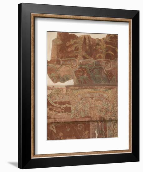 Detail of the Most Famous Fresco at Teotihuacan, Showing the Rain God Tlaloc, Mexico-null-Framed Photographic Print