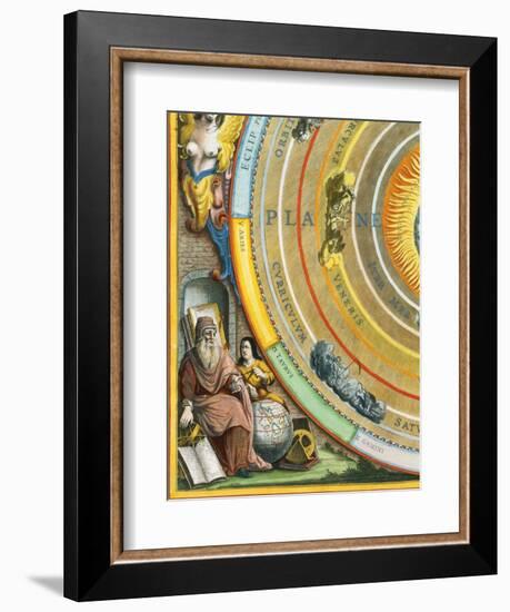 Detail of The Planisphere of Ptolemy Plate from The Celestial Atlas-Andreas Cellarius-Framed Giclee Print