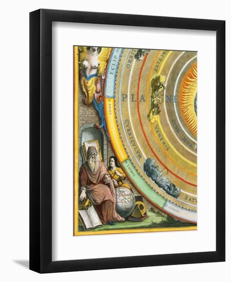 Detail of The Planisphere of Ptolemy Plate from The Celestial Atlas-Andreas Cellarius-Framed Giclee Print