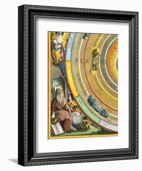 Detail of The Planisphere of Ptolemy Plate from The Celestial Atlas-Andreas Cellarius-Framed Giclee Print