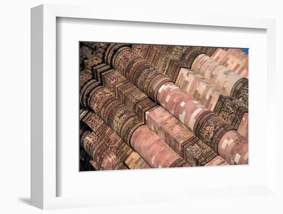 Detail of the Qutub Minar, New Delhi, India-null-Framed Photographic Print