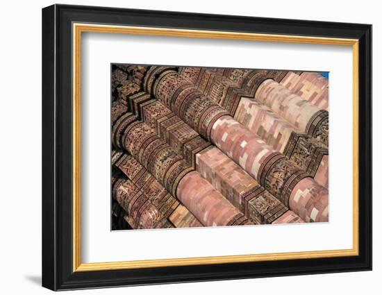 Detail of the Qutub Minar, New Delhi, India-null-Framed Photographic Print