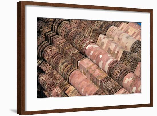 Detail of the Qutub Minar, New Delhi, India-null-Framed Photographic Print