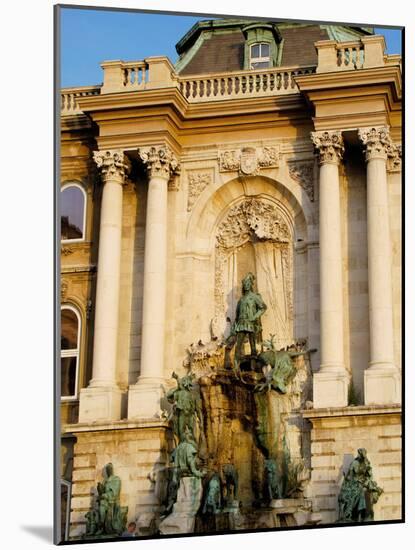 Detail of the Royal Palace, Budapest, Hungary-Prisma-Mounted Photographic Print