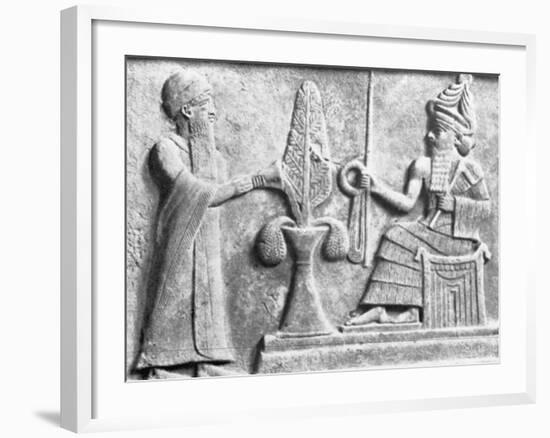 Detail of the Stele of Ur-Nammu-null-Framed Photographic Print