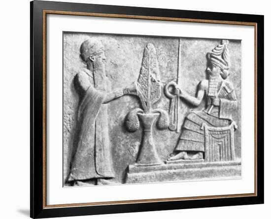 Detail of the Stele of Ur-Nammu-null-Framed Photographic Print