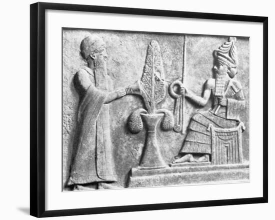 Detail of the Stele of Ur-Nammu-null-Framed Photographic Print