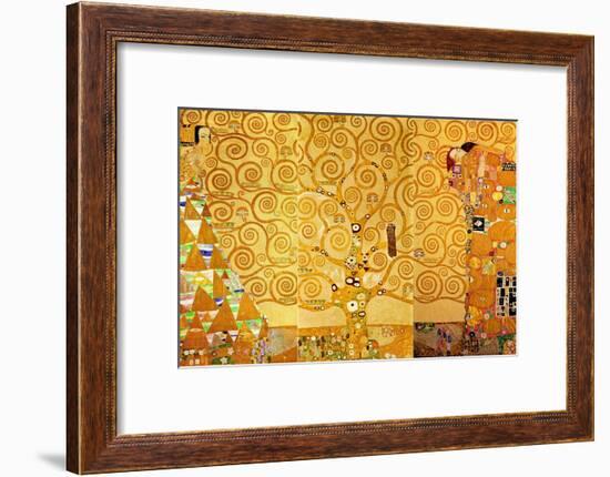 Detail of 'The Stoclet Frieze', 1905-09-Gustav Klimt-Framed Giclee Print