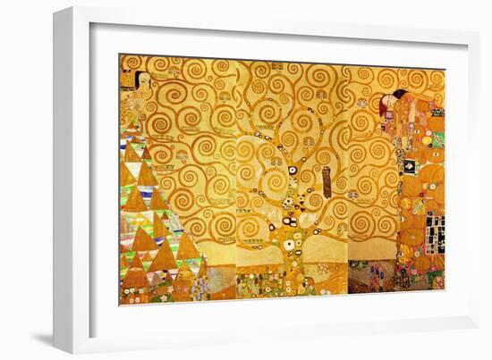 Detail of 'The Stoclet Frieze', 1905-09-Gustav Klimt-Framed Premium Giclee Print