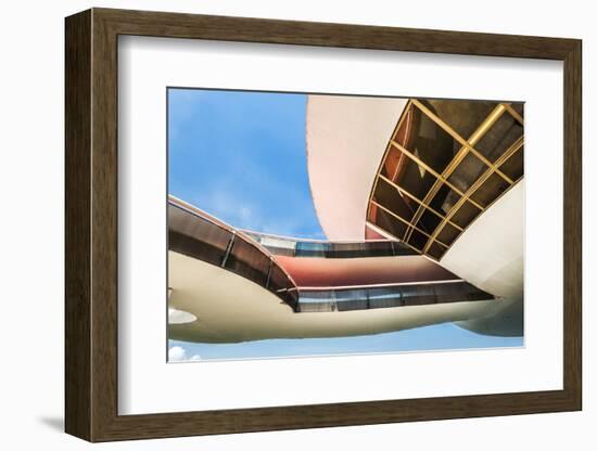 Detail of the Structure of the Niemeyer Museum of Contemporary Arts-Gabrielle and Michael Therin-Weise-Framed Photographic Print