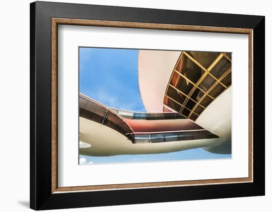 Detail of the Structure of the Niemeyer Museum of Contemporary Arts-Gabrielle and Michael Therin-Weise-Framed Photographic Print