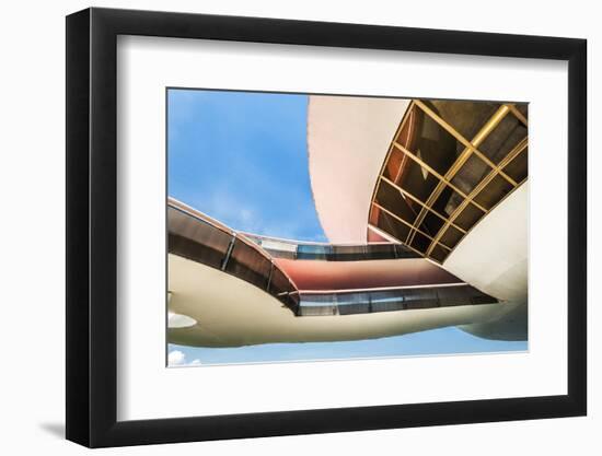 Detail of the Structure of the Niemeyer Museum of Contemporary Arts-Gabrielle and Michael Therin-Weise-Framed Photographic Print