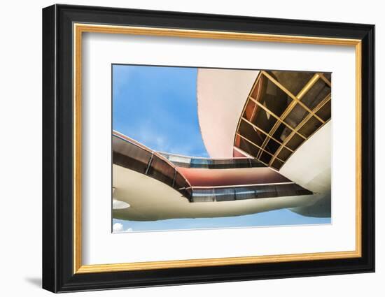 Detail of the Structure of the Niemeyer Museum of Contemporary Arts-Gabrielle and Michael Therin-Weise-Framed Photographic Print