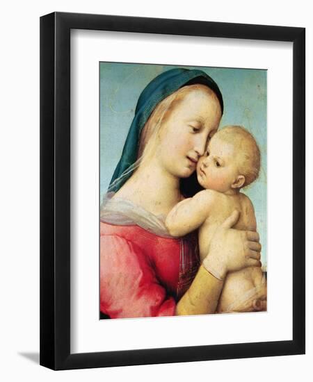 Detail of the 'Tempi' Madonna, 1508-Raphael-Framed Giclee Print