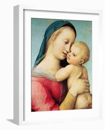 Detail of the 'Tempi' Madonna, 1508-Raphael-Framed Giclee Print