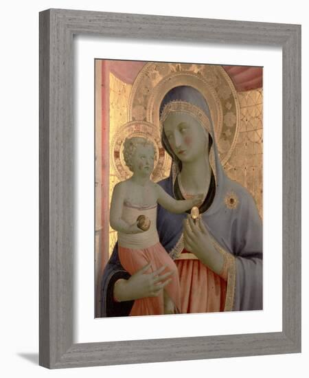 Detail of the Virgin and Child from the Annalena Altarpiece, After 1434-Fra Angelico-Framed Giclee Print