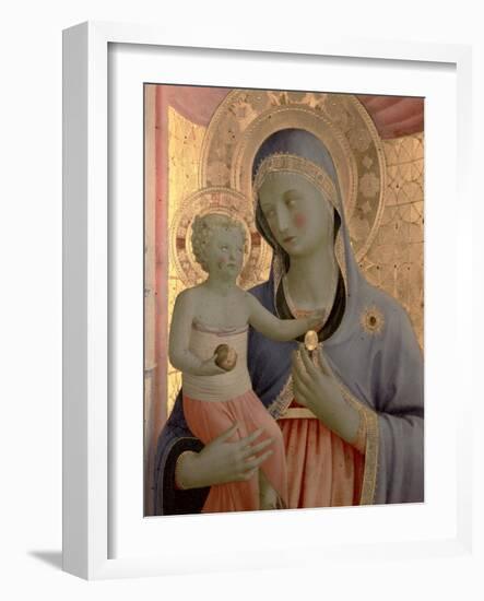 Detail of the Virgin and Child from the Annalena Altarpiece, After 1434-Fra Angelico-Framed Giclee Print