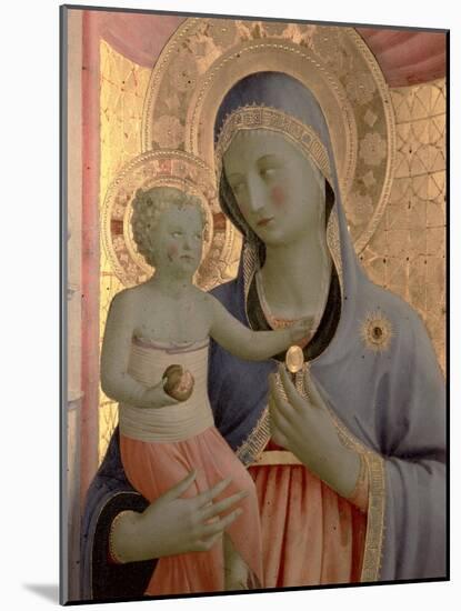 Detail of the Virgin and Child from the Annalena Altarpiece, After 1434-Fra Angelico-Mounted Giclee Print