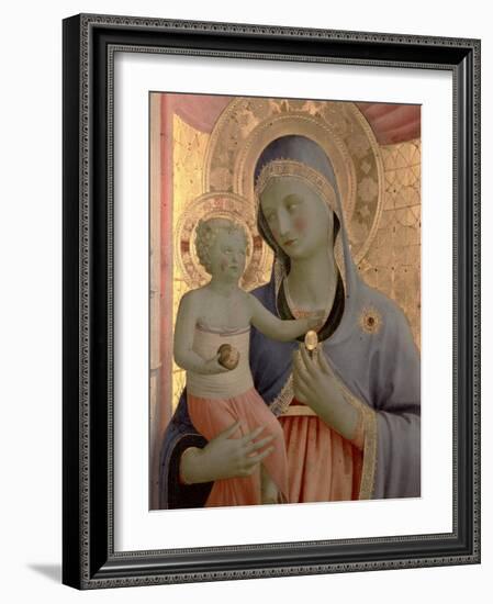 Detail of the Virgin and Child from the Annalena Altarpiece, After 1434-Fra Angelico-Framed Giclee Print