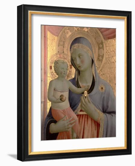 Detail of the Virgin and Child from the Annalena Altarpiece, After 1434-Fra Angelico-Framed Giclee Print