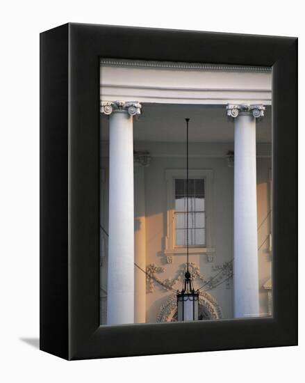 Detail of the White House, Washington D.C., United States of America (U.S.A.), North America-Jonathan Hodson-Framed Premier Image Canvas