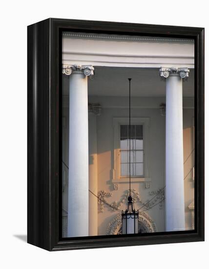 Detail of the White House, Washington D.C., United States of America (U.S.A.), North America-Jonathan Hodson-Framed Premier Image Canvas