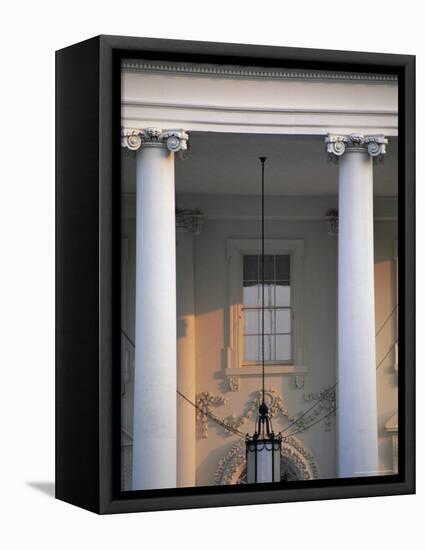 Detail of the White House, Washington D.C., United States of America (U.S.A.), North America-Jonathan Hodson-Framed Premier Image Canvas